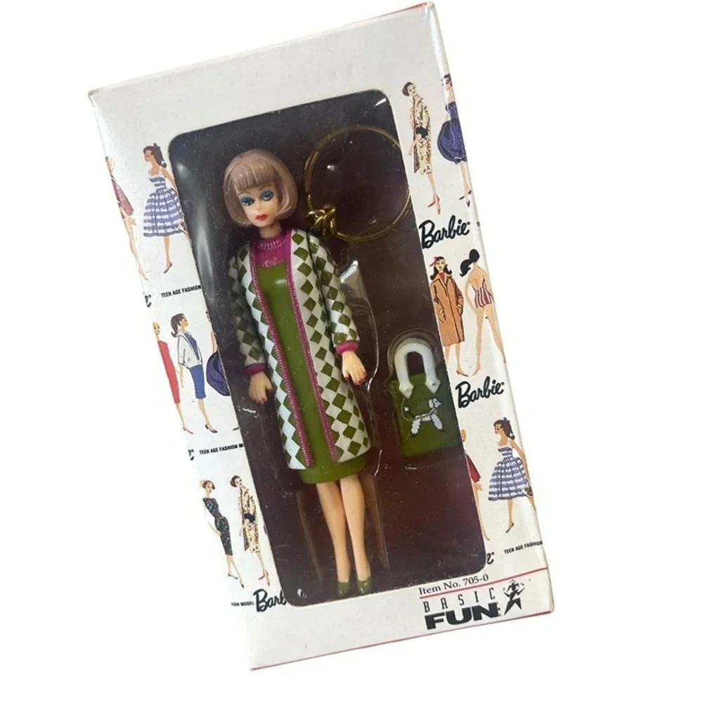 Barbie Keychains Teen Age Fashion Model #705-0 Mod Era Barbie Keychain NIP